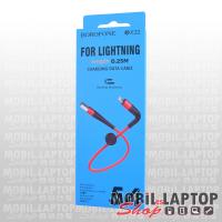 Adatkábel Apple iPhone 8pin lightning piros 25cm Borofone BX32