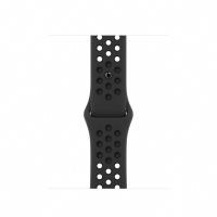 Apple Watch Nike SE (v2) GPS-es (40mm) asztroszürke alumínium tok, fekete szilikon Nike sportszíjas 