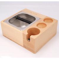 AVX BEECH KNOCK BOX 3 db-os saválló kávézacc kiütő + fa tamper + szűrőkar tartó szett