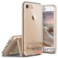 Kemény hátlap Apple iPhone 7 / 8 / SE 2020 ( 4,7" ) átlátszó-arany Crystal Bumper VERUS