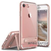 Kemény hátlap Apple iPhone 7 / 8 / SE 2020 ( 4,7" ) átlátszó-rózsaarany Crystal Bumper VERUS