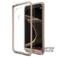 Kemény hátlap LG H850 G5 átlátszó-arany Crystal Bumper VERUS