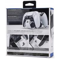 PowerA Playstation 5 Dual Charger fekete-fehér dokkoló töltőállomás