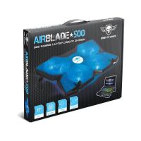 Spirit of Gamer AIRBLADE 500 17"-ig kék notebook hűtőpad